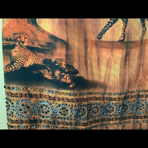 Animal Print silk lined skirts - Picture 7 of 13